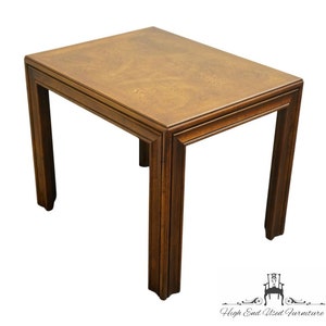 ALTAVISTA LANE Bookmatched Burled Walnut Rustic Americana 22x28 Accent End Table 1657-05 image 1