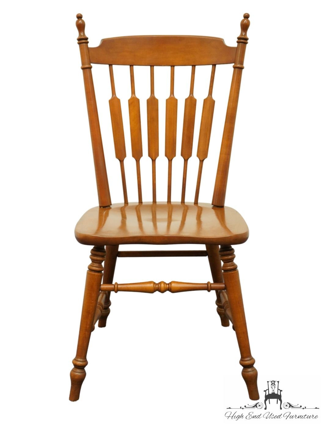 TELL CITY FURNITURE Hard Rock Maple Colonial Style Cattail