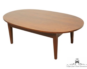 HARDEN FURNITURE Contemporary Modern Minimalist 48" Accent Oval Coffee Table 736