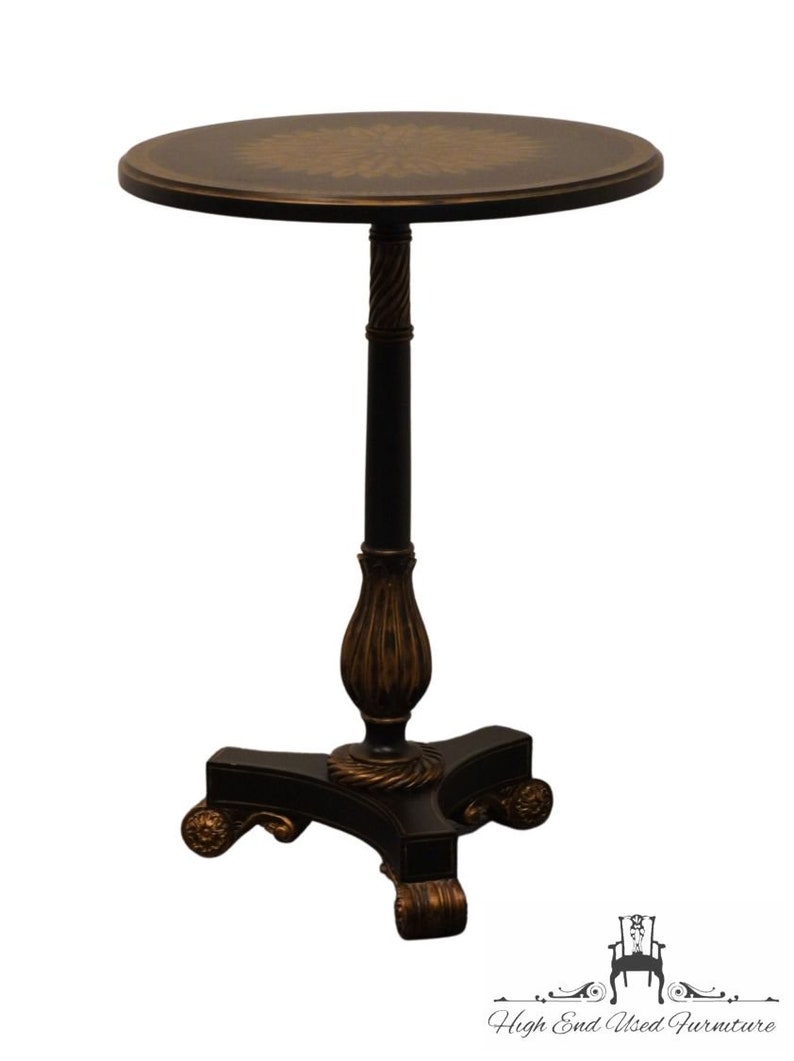 MAITLAND SMITH Handmade Contemporary Modern 21 Round Accent End / Lamp Table 3230-657 image 1