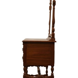 ABERNATHY FURNITURE Co. Solid Mahogany Traditional Style 42 Vanity w. Mirror 208-19 image 10