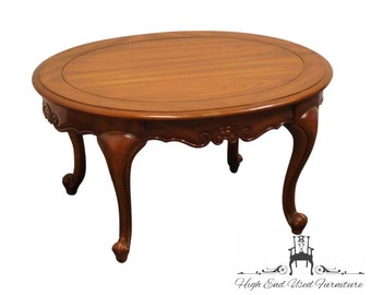 WEIMAN FURNITURE Louis XV French Provincial 28" Oval Accent End Table