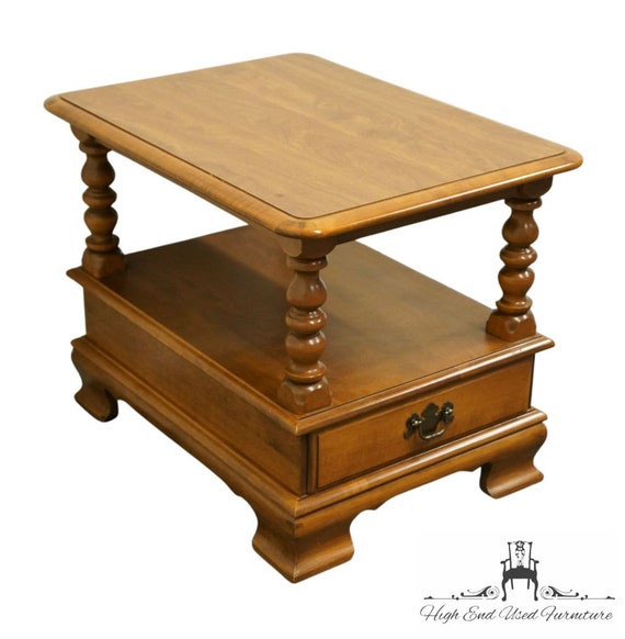 Vintage maple end tables discount