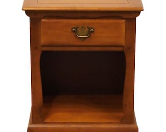 DIXIE FURNITURE Maple Valley Collection Colonial / Early American 20&quot; Open Cabinet Nightstand 100-21