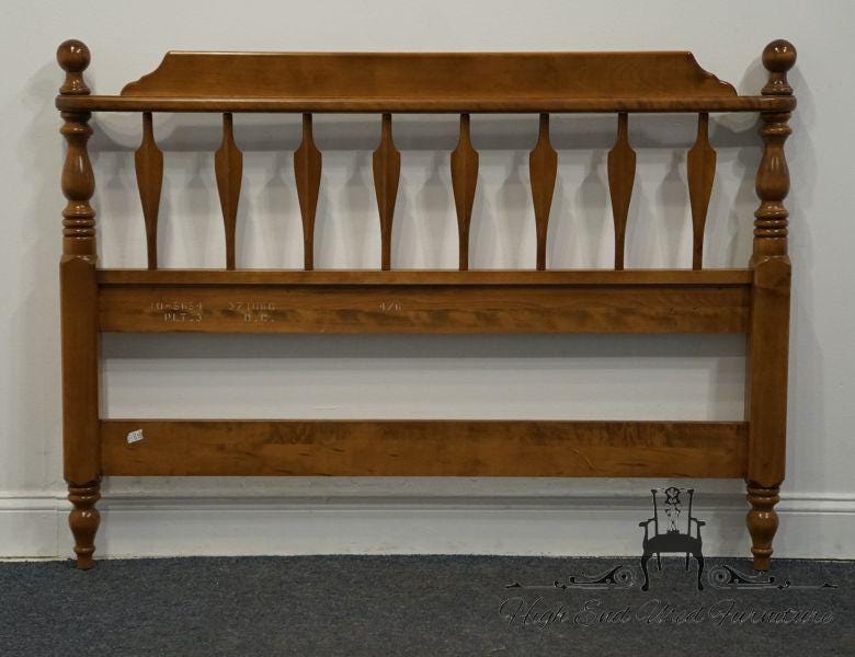 ETHAN ALLEN Heirloom Nutmeg Maple Colonial Early American Full