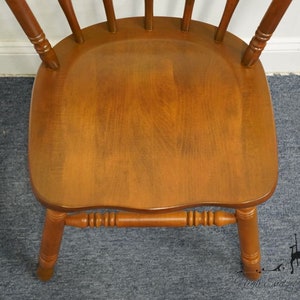 TELL CITY Solid Hard Rock Maple Colonial Early American Dining Side Chair 8018 48 Andover Finish Bild 8