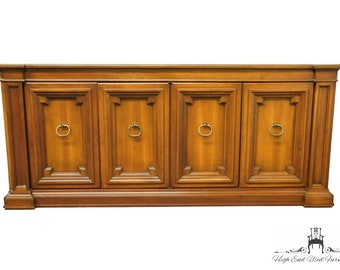 BRANDT FURNITURE Solid Walnut Italian Neoclassical Tuscan Style 70" Buffet