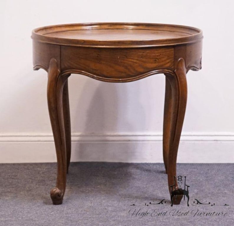 BAKER FURNITURE Solid Walnut Country French Provincial 26