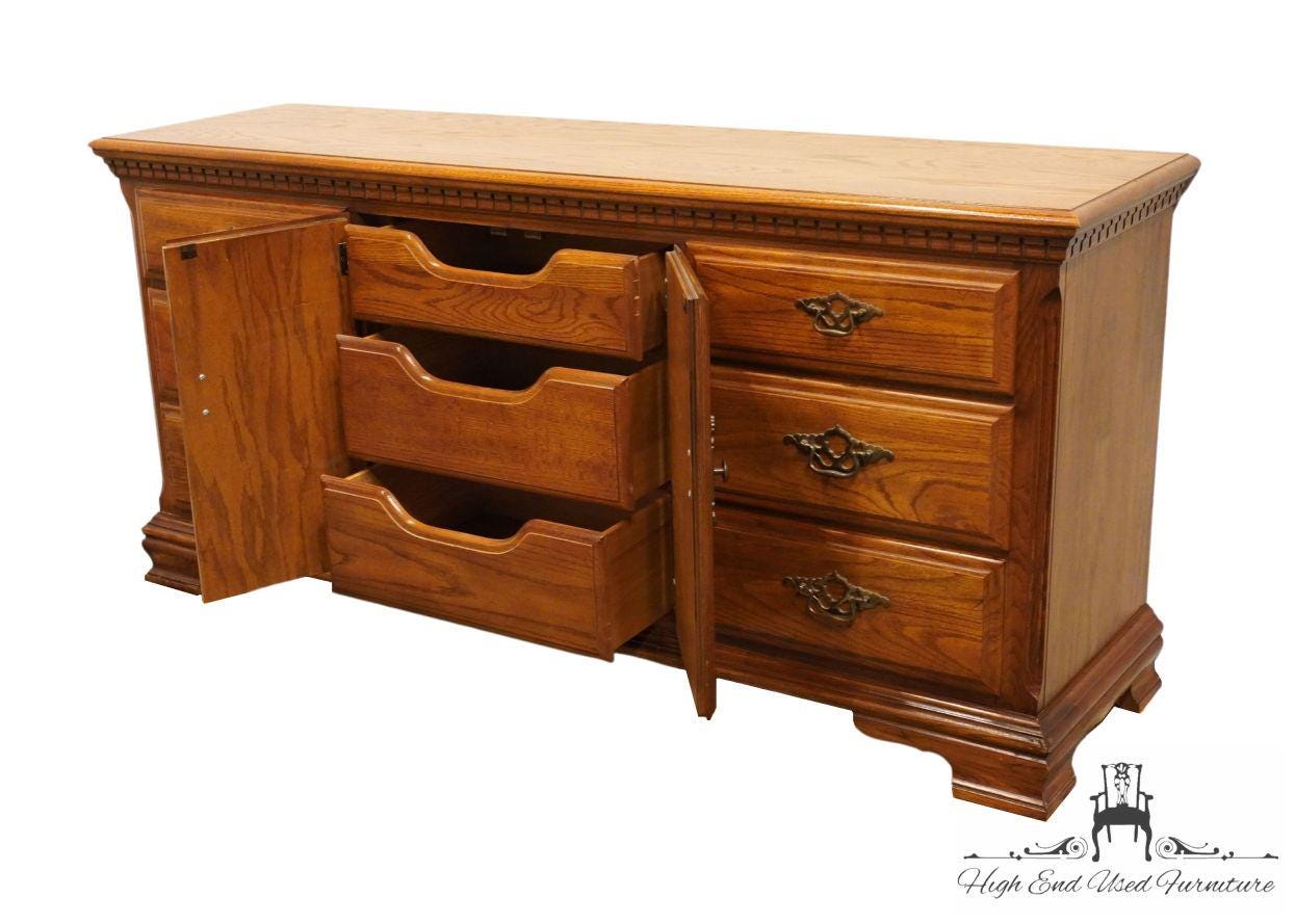 SUMTER CABINET Solid Oak Rustic Country Style 70