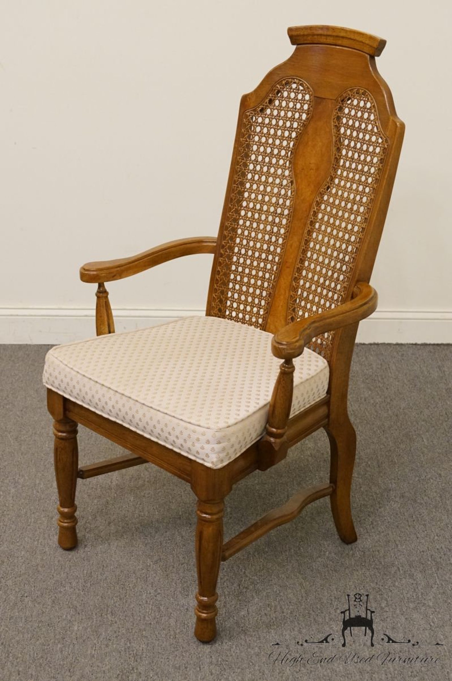 Set Of 2 Henry Link / Dixie Contemporary Style Cane Back Etsy