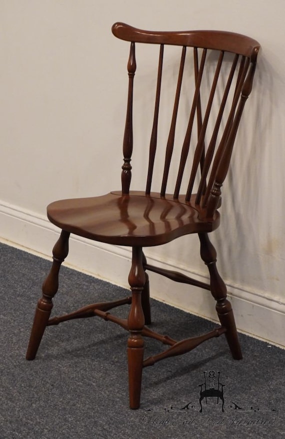 PENNSYLVANIA HOUSE Solid Cherry Duxbury Windsor Fiddle Back Dining