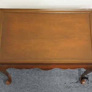 HIGH END Vintage Solid Mahogany Traditional Style 30 Accent Tea Table 2760-76 image 3