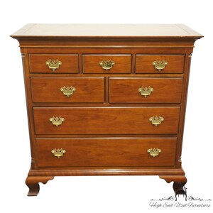 CENTURY FURNITURE Solid Cherry Traditional Style 44 Gentleman's Chest of Drawers image 1