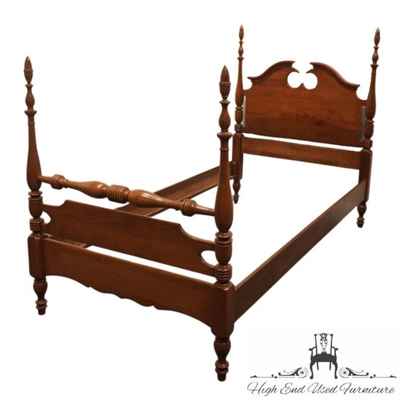 ABERNATHY FURNITURE Co. Solid Mahogany Traditional Style Twin Size
