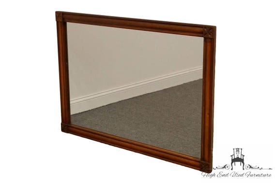 Abernathy Mahogany 46x32 Dresser Wall Mirror Etsy