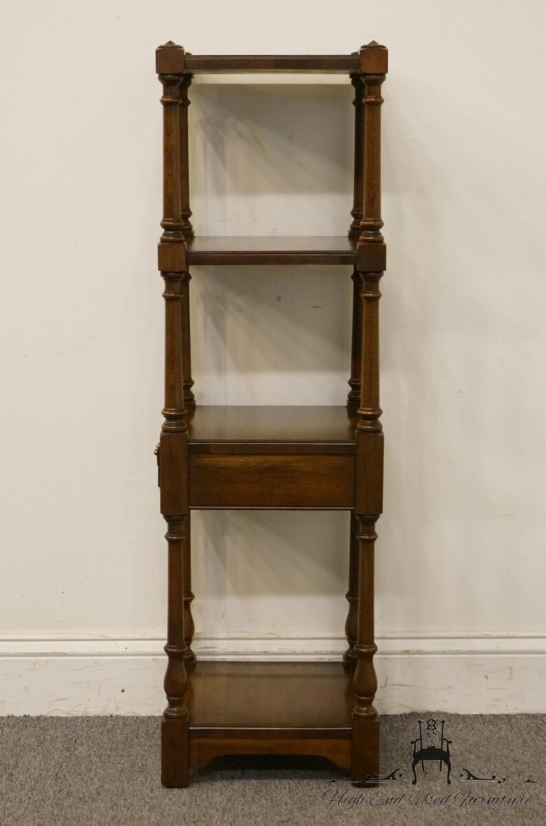 PENNSYLVANIA HOUSE Solid Walnut Accent Tier Shelf Etagere