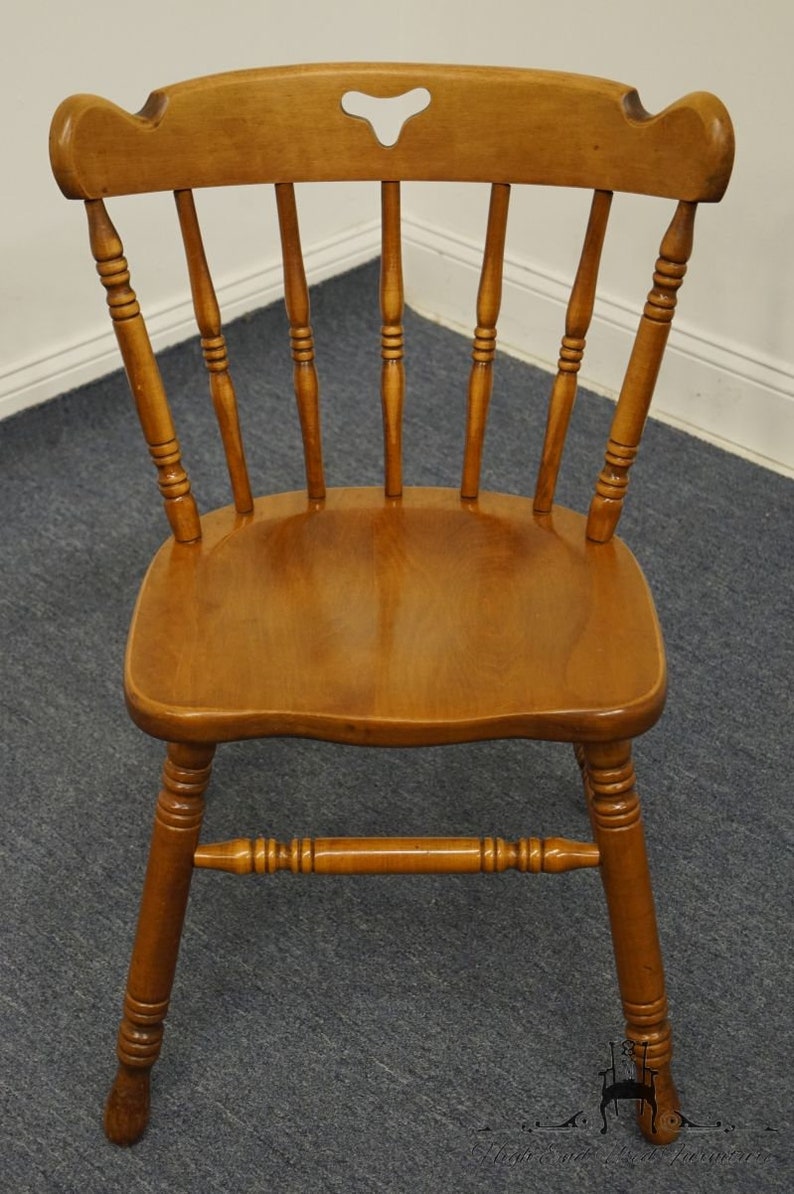 Tell City Furniture Colonial Style Hard Rock Maple Spindle Etsy