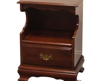 CRESENT FURNITURE Solid Cherry Traditional Style 20" Open Cabinet Nightstand