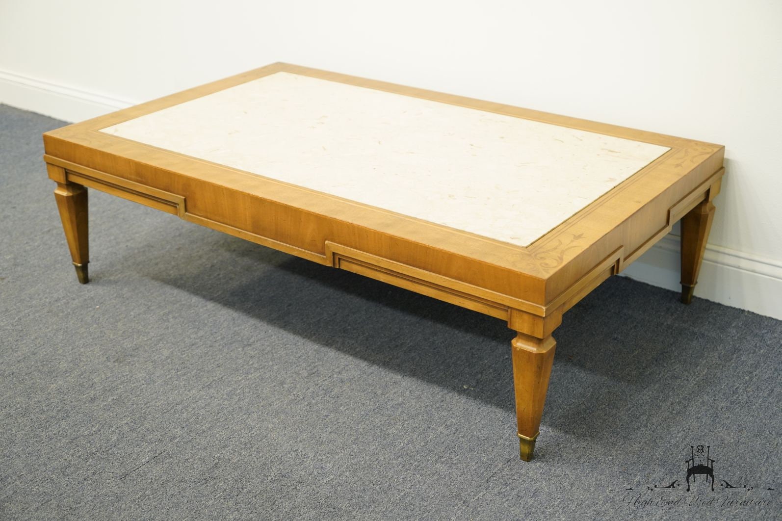 Weiman marble top coffee table outlet