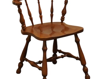 ETHAN ALLEN Heirloom Nutmeg Maple Early American Game / Dining Chair #422