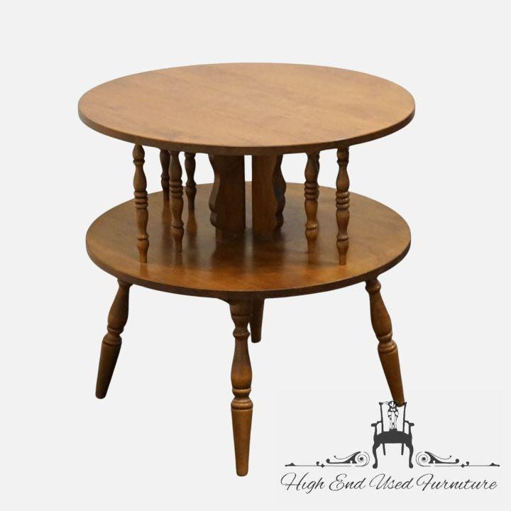 ☆アンティーク　べジタブルラック☆ブレッド缶好きにも TELL CITY Solid Hard Rock Maple Colonial Early American 26
