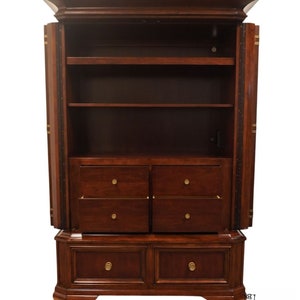 BERNHARDT FURNITURE Contemporary Traditional Martha Stewart Collection 55 Clothing Armoire 102-146B / 102-147B image 4