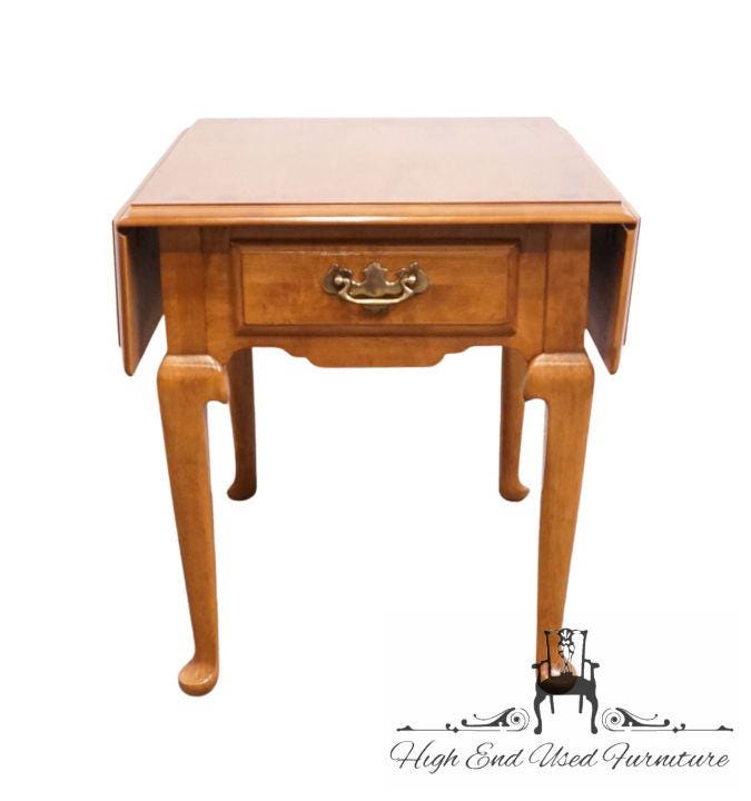 Ethan Allen Drop Leaf Side Table - Etsy