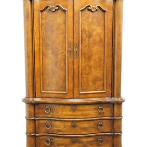 CENTURY FURNITURE Italian Mediterranean Tuscan Style 55" Armoire / Media Cabinet 529-213