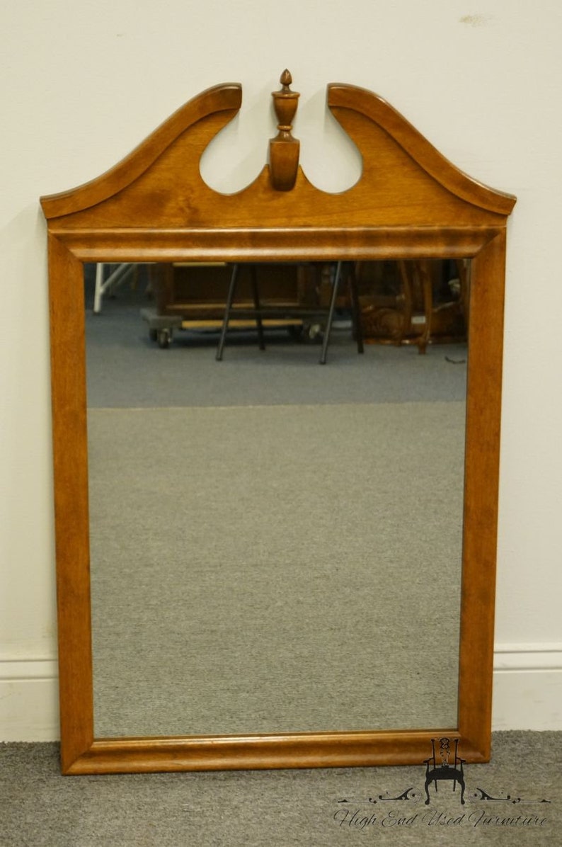 Ethan Allen Heirloom Nutmeg Maple 36x23 Dresser / Wall Etsy