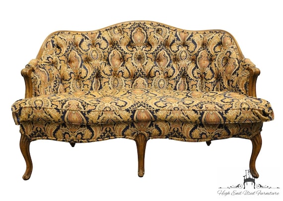 Vintage loveseat cheap sofa