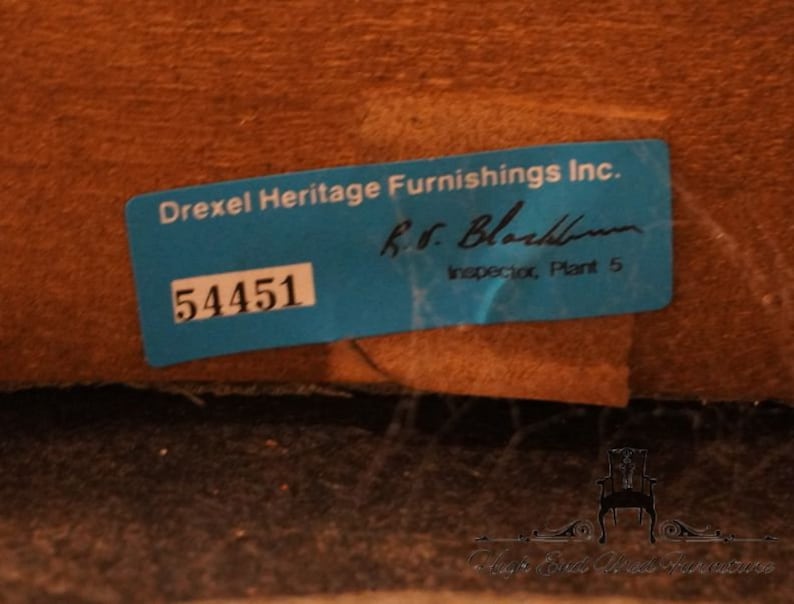 DREXEL HERITAGE Chartwell Collection Cane Back Dining Arm Chair 164831