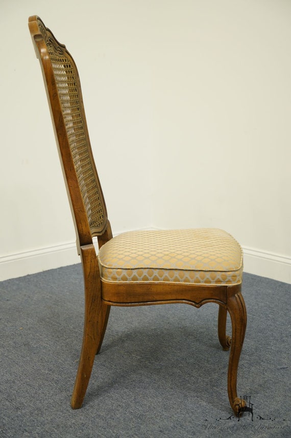HIGH END Country French Provincial Cane Back Dining Side Chair