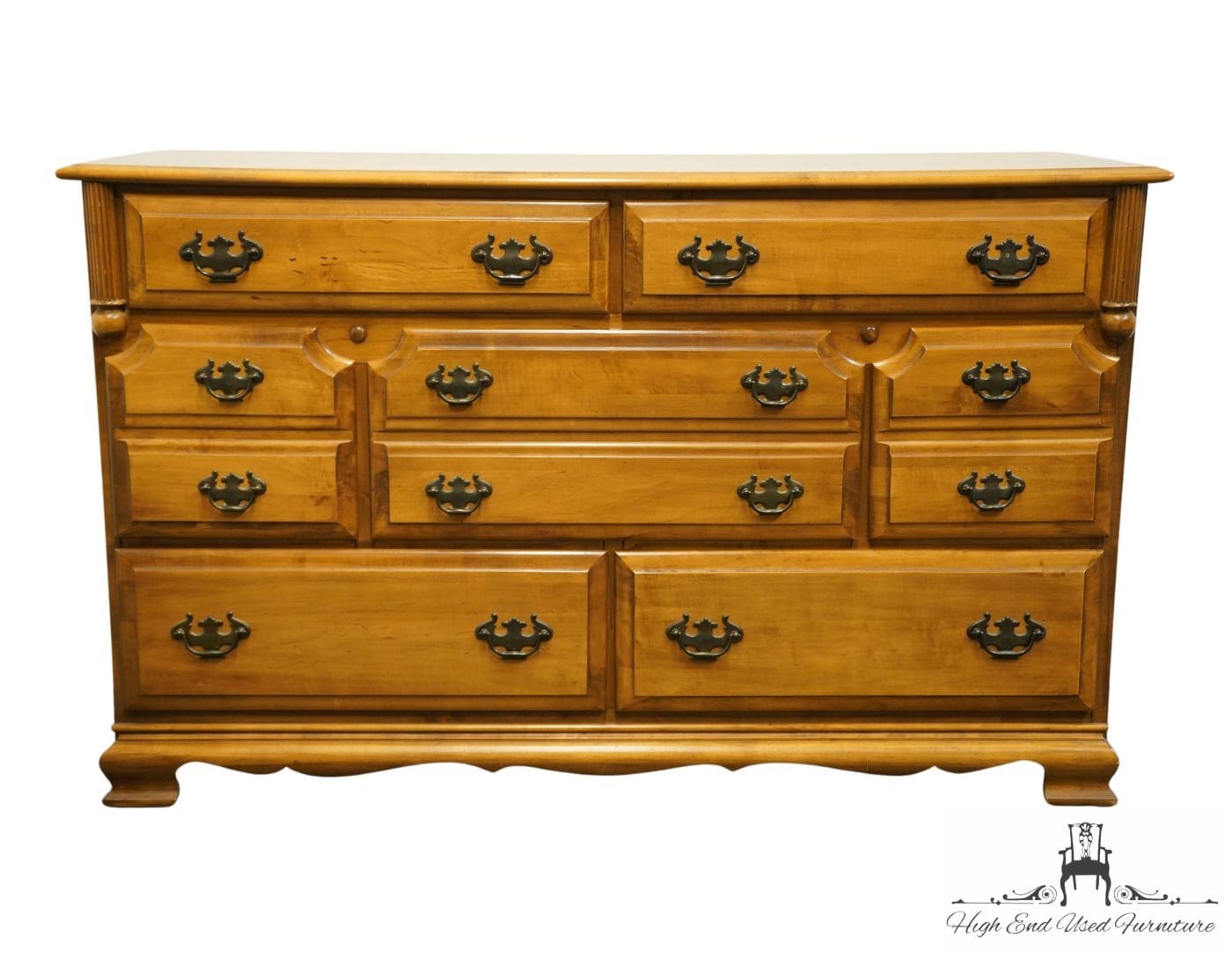 Solid Antique Maple Dresser