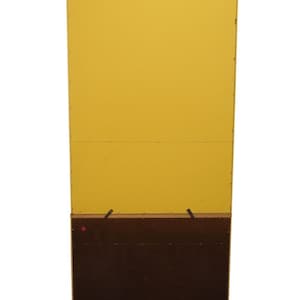 ETHAN ALLEN CRP Custom Room Plan 30 Shutter Door Cabinet w. Bookcase Top 14-4511 / 14-4019 411 Daffodil Yellow Finish image 9