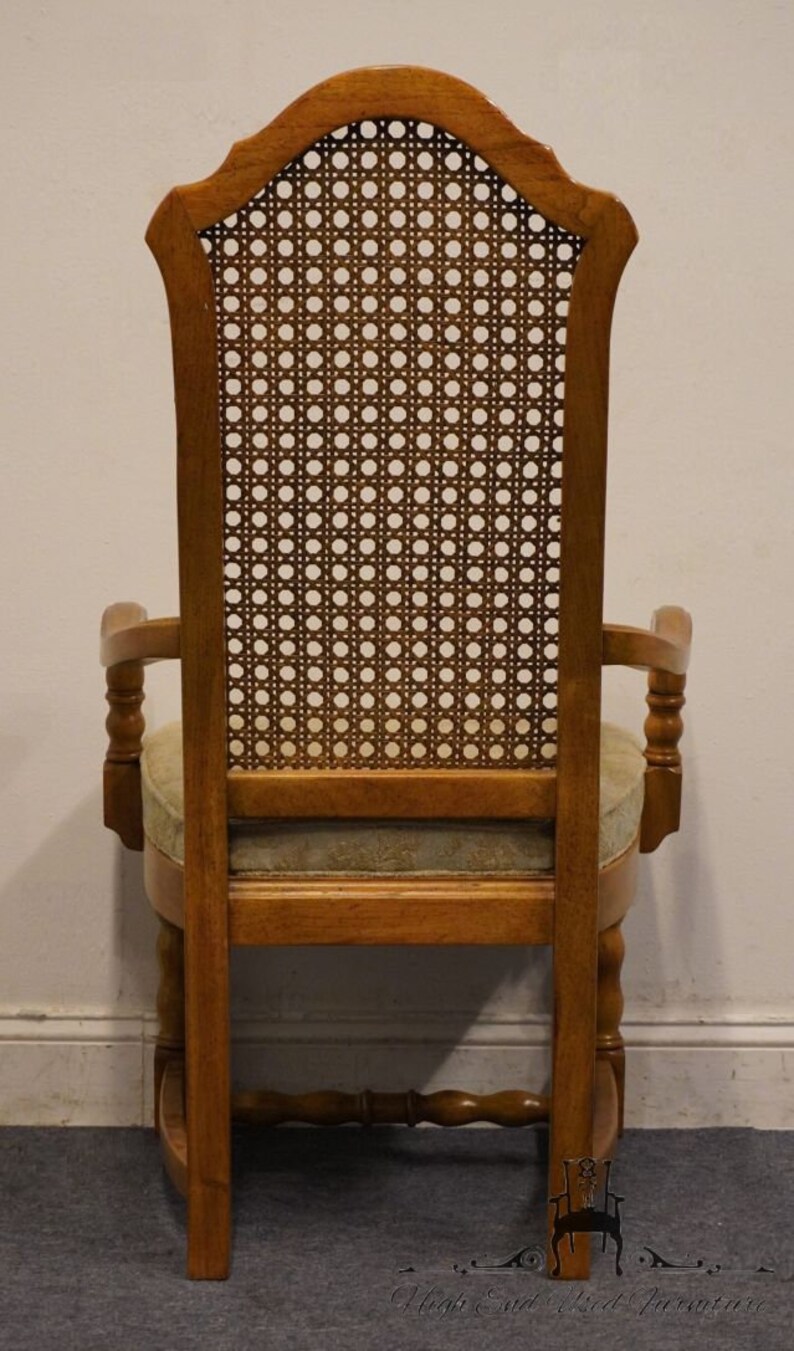 DREXEL HERITAGE Chartwell Collection Cane Back Dining Arm Chair 164831