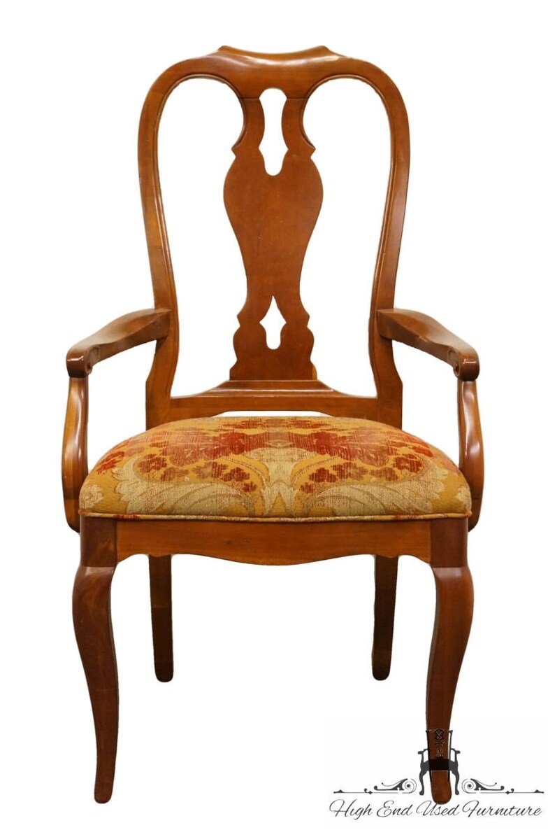 Ethan Allen Maison Collection Splat Back Dining Arm Chair 37 6400 Finish 357