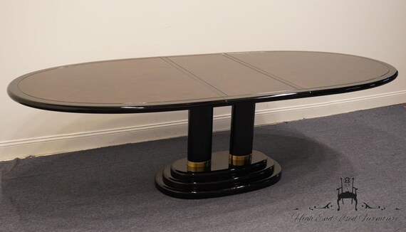 Henredon pedestal dining table deals