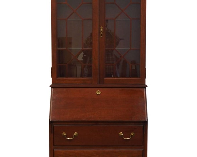 JASPER CABINET Solid Cherry Traditional Style 31" Secretary Desk W ...
