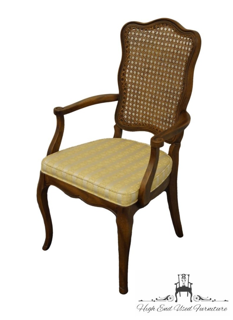HICKORY MANUFACTURING Country French Cane Back Dining Arm Chair 1250-82 image 1
