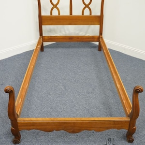 1950s KINDEL FURNITURE Country French Provincial Twin Size Bed 2320