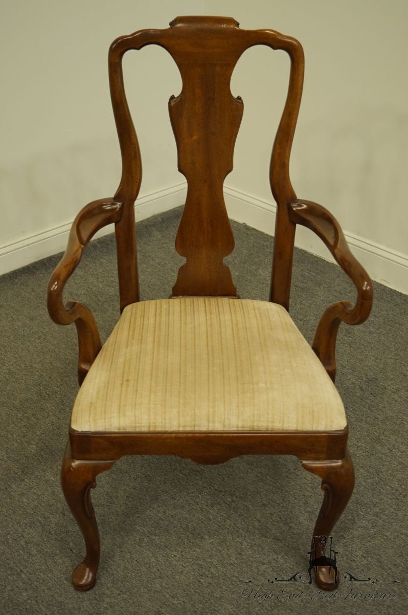 Henredon Furniture Nc Traditional Queen Anne Style Etsy