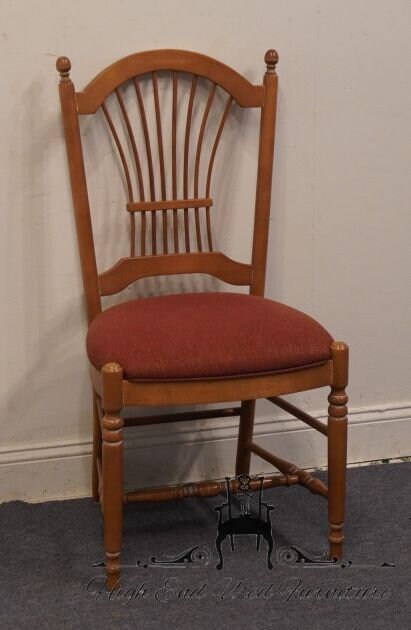 ETHAN ALLEN Country French Collection Wheat Back Dining Side ETHAN ALLEN Country French Collection Wheat Back Dining Side