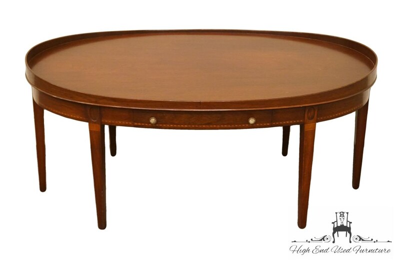 Mersman Duncan Phyfe Solid Mahogany 38 Coffee Table 6964