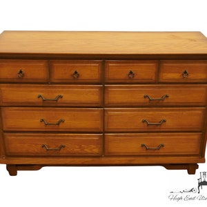 SUMTER CABINET Solid Pecan Rustic Country French 52 Double Dresser image 3