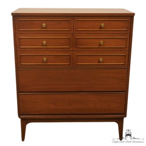 DIXIE FURNITURE MCM Mid Century Modern Style 38 Chest of Drawers 170-7 14215 image 1
