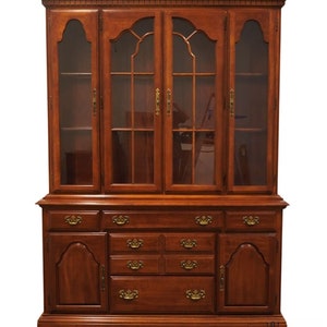 American drew cherry grove breakfront china cabinet deals