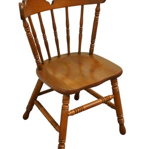 TELL CITY Solid Hard Rock Maple Colonial Early American Dining Side Chair 8018 48 Andover Finish Bild 2