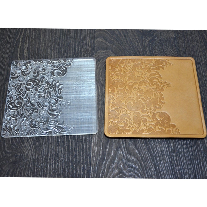 SHERIDAN Style Leather Embossing Plate 9 designs for stamping Etsy