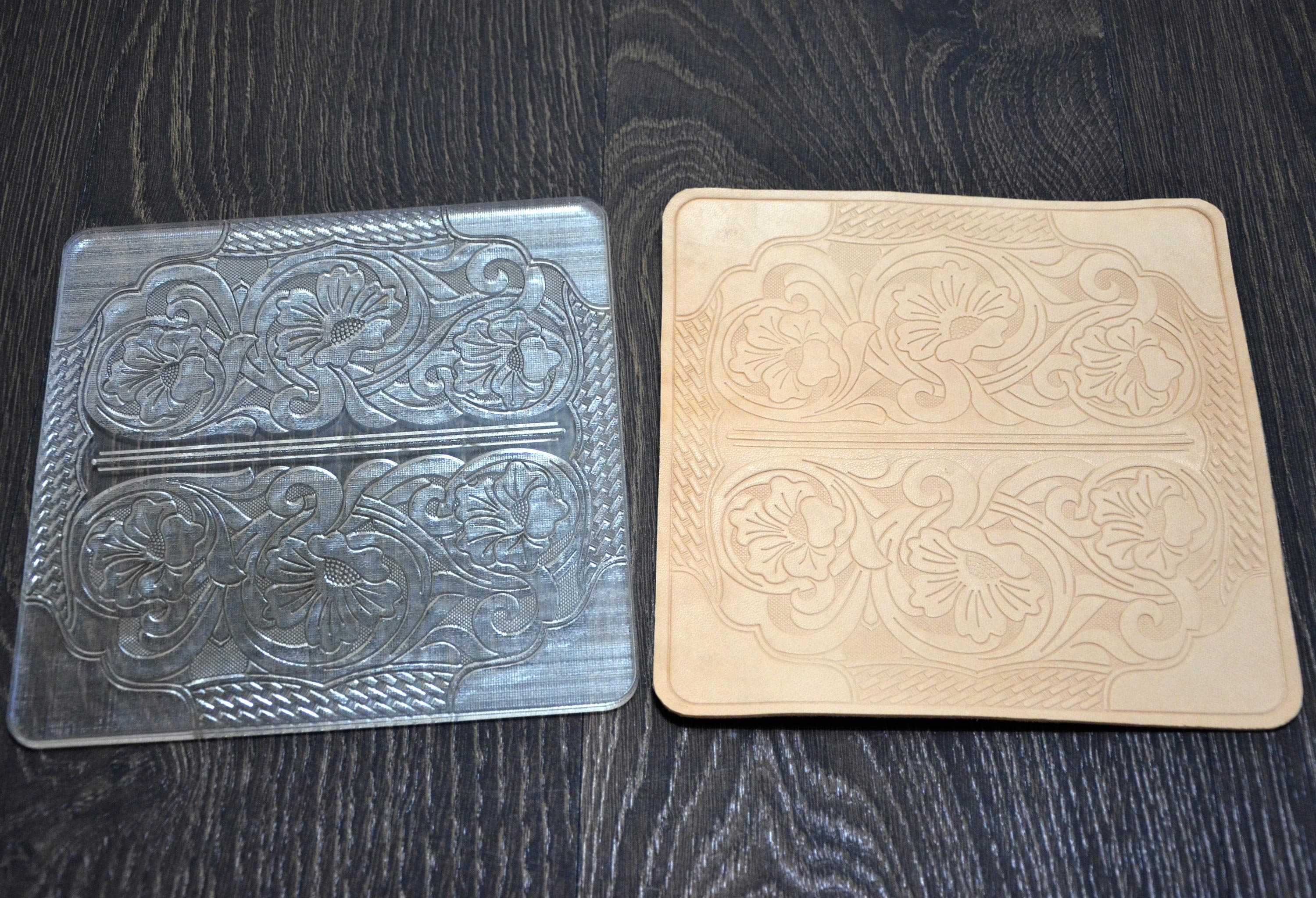 SHERIDAN Style Leather Embossing Plate 9 designs for stamping Etsy