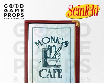 Seinfeld | Monk's Cafe Menu Prop Replica | 100% Screen Accurate